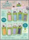 「ANIMAL BOOKMARKER 刺繍しおり 犬・猫」チラシ