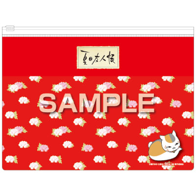 ニャンコ先生のファスナーケース A5サイズ／牡丹の画像01