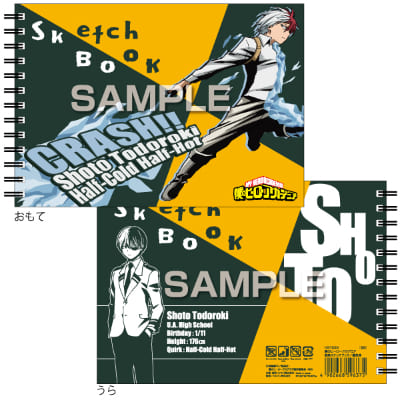 僕のヒーローアカデミア 図案スケッチブック／轟焦凍の画像01