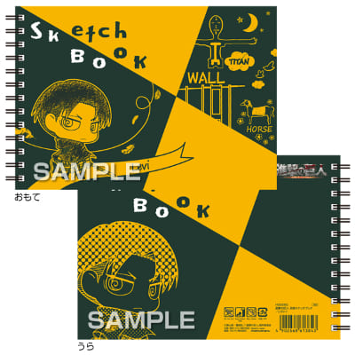 進撃の巨人 図案スケッチブック／リヴァイの画像01