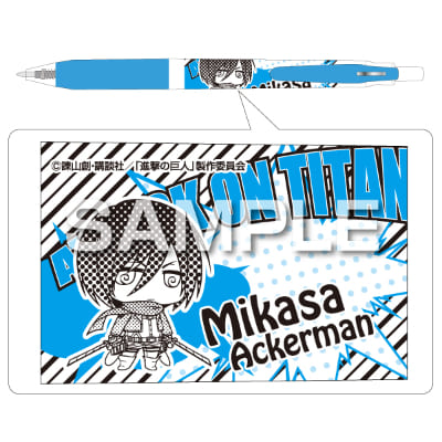 進撃の巨人 サラサボールペン／ミカサの画像01