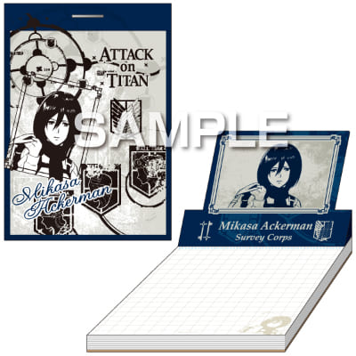 進撃の巨人 ポップアップメモ／ミカサの画像01