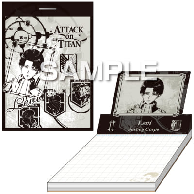 進撃の巨人 ポップアップメモ／リヴァイの画像01