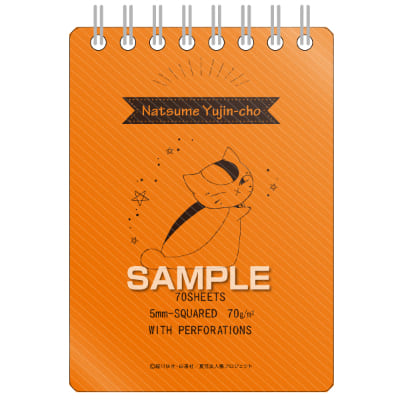 劇場版 夏目友人帳 ニャンコ先生のA7リングメモ／オレンジの画像01