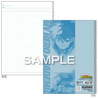 僕のヒーローアカデミア スパイラルノート（B5サイズ）／轟 焦凍の画像02
