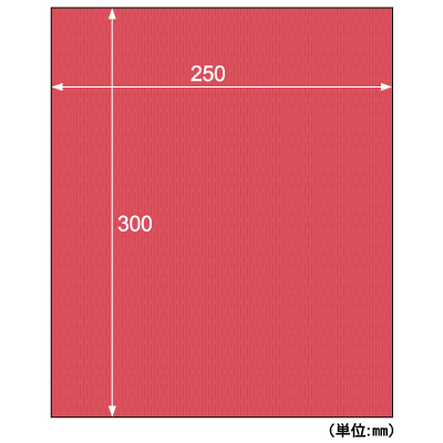 推し色クッションペーパー レッドの画像02