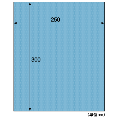 推し色クッションペーパー ブルーの画像02