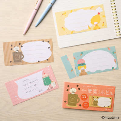 mizutama 一筆箋になるふせん コーヒーパンダの画像03