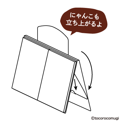 立つふせんBIG もしもし黒猫電話にゃんこ／To Do ＆ フリースペースの画像05