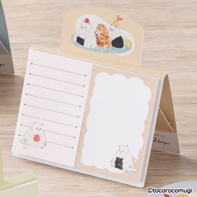 立つふせんBIG おまかせおにぎりにゃんこ／罫線 ＆ フリースペースの画像03