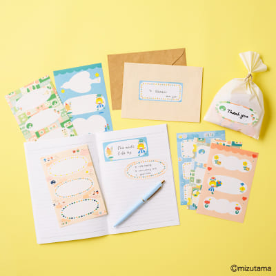 mizutama ちょい書きシール 長方形 パッチワークの画像04