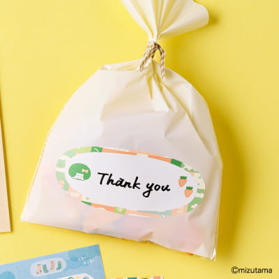 mizutama ちょい書きシール だ円 パッチワークの画像03