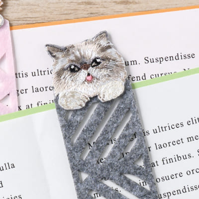 ANIMAL BOOKMARKER 刺繍しおり エキゾチックの画像02