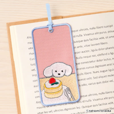 てらおかなつみ 刺繍しおり パンケーキの画像02