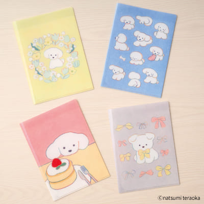 てらおかなつみ A5ダブルポケットクリアファイル お花の画像04