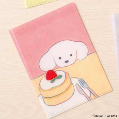 てらおかなつみ A5ダブルポケットクリアファイル パンケーキの画像03
