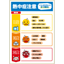 熱中症の症状 A4 1面