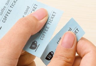 はさみ・カッター不要で切り離せます